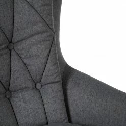 Jack & Alice Bürosessel Bracon II - Flachgewebe / Nylon - Dunkelgrau / Schwarz -BÜROMÖBEL Verkaufsgeschäft 1000218350 220330 050 DETAILS P000000001000218350