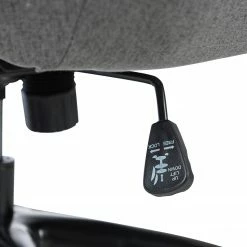 Jack & Alice Bürosessel Bracon II - Flachgewebe / Nylon - Dunkelgrau / Schwarz -BÜROMÖBEL Verkaufsgeschäft 1000218350 220330 065 DETAILS P000000001000218350