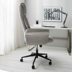 Furnitive Bürostuhl Barking - Lichtgrau -BÜROMÖBEL Verkaufsgeschäft 1000218358 210412 12461000011 DETAILS P000000001000218358