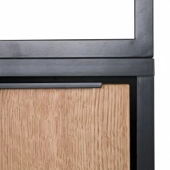 Red Living Regal Barview - Echtholzfurnier - Eiche / Anthrazit -BÜROMÖBEL Verkaufsgeschäft 1000218360 210318 07394700006 DETAILS P000000001000218360