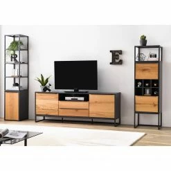 Red Living Regal Barview - Echtholzfurnier - Eiche / Anthrazit -BÜROMÖBEL Verkaufsgeschäft 1000218360 210413 12575600007 MOOD DETAILS P000000001000218360 mood