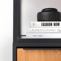 Red Living Regal Barview - Echtholzfurnier - Eiche / Anthrazit -BÜROMÖBEL Verkaufsgeschäft 1000218360 210413 12580500013 DETAILS P000000001000218360