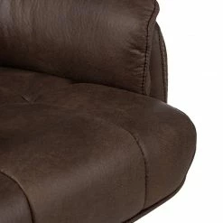 Furnitive Bürostuhl Grately - Microfaser / Nylon - Braun / Schwarz -BÜROMÖBEL Verkaufsgeschäft 1000218362 220330 066 DETAILS P000000001000218362