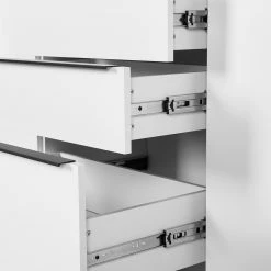 Fredriks Sideboard White Hall II - Matt Weiß / Schwarz -BÜROMÖBEL Verkaufsgeschäft 1000218367 210420 13405300005 DETAILS P000000001000218367