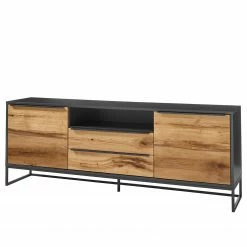 Red Living Sideboard Barview II - Echtholzfurnier - Eiche / Anthrazit -BÜROMÖBEL Verkaufsgeschäft 1000218373 201118 06054300034 DETAILS P000000001000218373