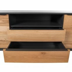 Red Living Sideboard Barview II - Echtholzfurnier - Eiche / Anthrazit -BÜROMÖBEL Verkaufsgeschäft 1000218373 210303 09075300005 DETAILS P000000001000218373