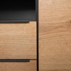 Red Living Sideboard Barview II - Echtholzfurnier - Eiche / Anthrazit -BÜROMÖBEL Verkaufsgeschäft 1000218373 210303 09075500007 DETAILS P000000001000218373