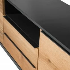 Red Living Sideboard Barview II - Echtholzfurnier - Eiche / Anthrazit -BÜROMÖBEL Verkaufsgeschäft 1000218373 210303 09075700008 DETAILS P000000001000218373