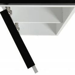 Fredriks Regal White Hall - Matt Weiß / Schwarz -BÜROMÖBEL Verkaufsgeschäft 1000218374 210121 14233900007 DETAILS P000000001000218374