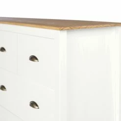 Maison Belfort Sideboard Rivery II - Kiefer massiv - Weiß -BÜROMÖBEL Verkaufsgeschäft 1000218448 220407 050 DETAILS P000000001000218448