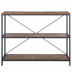 Ars manufacti Regal Grasby - Altholz Pinie / Metall - Pinie Dunkel / Schwarz -BÜROMÖBEL Verkaufsgeschäft 1000219219 220303 030 DETAILS P000000001000219219