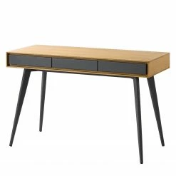 Studio Copenhagen Schreibtisch Danica - Echtholzfurnier - Matt Dunkelgrau / Esche -BÜROMÖBEL Verkaufsgeschäft 1000220428 210903 11024600069 DETAILS P000000001000220428