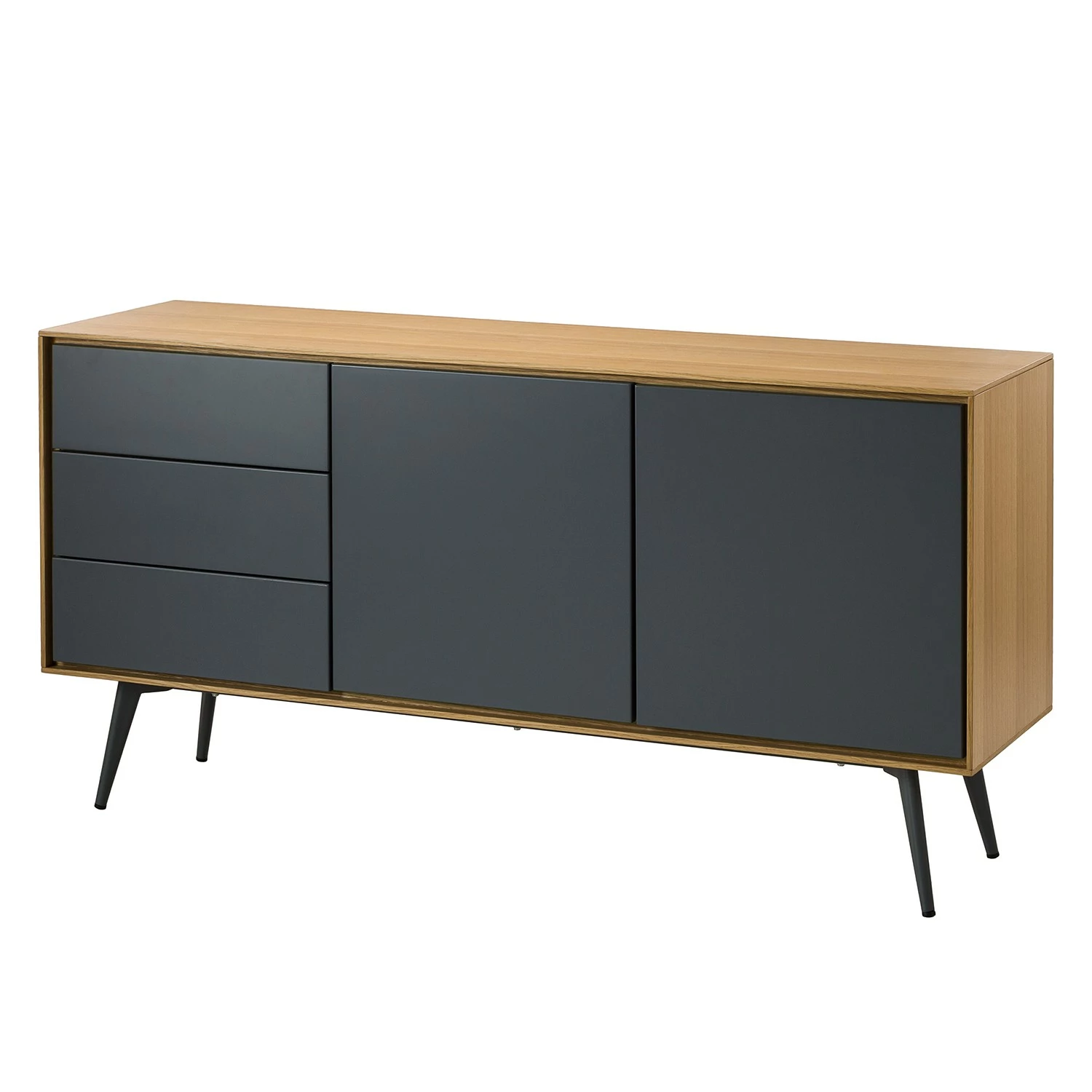 Studio Copenhagen Sideboard Danica - Echtholzfurnier - Matt Dunkelgrau / Esche 3 Studio Copenhagen Sideboard Danica - Echtholzfurnier - Matt Dunkelgrau / Esche