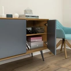 Studio Copenhagen Sideboard Danica - Echtholzfurnier - Matt Dunkelgrau / Esche 21 Studio Copenhagen Sideboard Danica - Echtholzfurnier - Matt Dunkelgrau / Esche -BÜROMÖBEL Verkaufsgeschäft 1000220479 201113 13035200053 DETAILS P000000001000220479