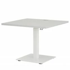 Maja Möbel Schreibtisch eDJUST IV - (höhenverstellbar) - Platingrau