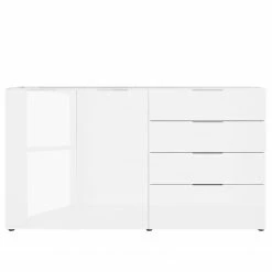 Germania Sideboard Oakland II - Glas - Weiß -BÜROMÖBEL Verkaufsgeschäft 1000223281 200826 06235700037 DETAILS P000000001000223281