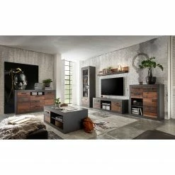 Red Living Sideboard Buzan - Altholz Dekor / Anthrazit -BÜROMÖBEL Verkaufsgeschäft 1000223919 200828 15453700094 MOOD DETAILS P000000001000223919 mood