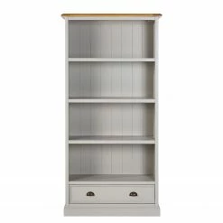 Maison Belfort Regal Lavalle - Kiefer teilmassiv - Kiefer / Hellgrau -BÜROMÖBEL Verkaufsgeschäft 1000224204 210623 13275600017 DETAILS P000000001000224204