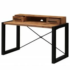 Ars manufacti Schreibtisch Urban Industry - Akazie massiv / Metall - Akazie / Schwarz -BÜROMÖBEL Verkaufsgeschäft 1000224208 210625 12375900013 DETAILS P000000001000224208