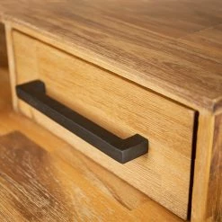 Ars manufacti Schreibtisch Urban Industry - Akazie massiv / Metall - Akazie / Schwarz -BÜROMÖBEL Verkaufsgeschäft 1000224208 220128 17114100037 DETAILS P000000001000224208