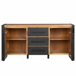 Ars manufacti Sideboard Urban Industry IV - Akazie teilmassiv / Metall - Akazie / Schwarz -BÜROMÖBEL Verkaufsgeschäft 1000224216 210908 15542000023 DETAILS P000000001000224216