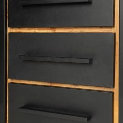 Ars manufacti Sideboard Urban Industry IV - Akazie teilmassiv / Metall - Akazie / Schwarz -BÜROMÖBEL Verkaufsgeschäft 1000224216 210908 15542000028 DETAILS P000000001000224216