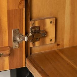 Ars manufacti Sideboard Urban Industry IV - Akazie teilmassiv / Metall - Akazie / Schwarz -BÜROMÖBEL Verkaufsgeschäft 1000224216 210908 15542000030 DETAILS P000000001000224216