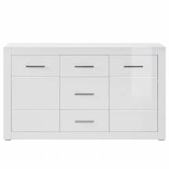 Loftscape Sideboard Bricktown II - Hochglanz Weiß / Matt Weiß -BÜROMÖBEL Verkaufsgeschäft 1000224403 200904 12224100089 DETAILS P000000001000224403