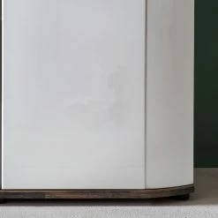 Fredriks Sideboard Karlsburg - Hochglanz Weiß / Altholz Dekor -BÜROMÖBEL Verkaufsgeschäft 1000224471 200902 06404300060 DETAILS P000000001000224471