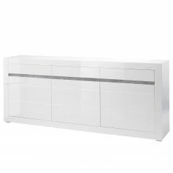 Loftscape Sideboard Cape Ann I - Hochglanz Weiß / Matt Weiß