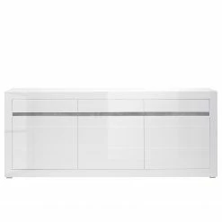 Loftscape Sideboard Cape Ann I - Hochglanz Weiß / Matt Weiß -BÜROMÖBEL Verkaufsgeschäft 1000226252 200923 15531800055 DETAILS P000000001000226252