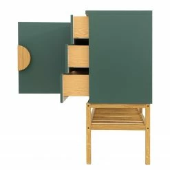 Tenzo Sideboard Scoop - Eiche teilmassiv - Dunkelgrün -BÜROMÖBEL Verkaufsgeschäft 1000226392 201006 12073800135 DETAILS P000000001000226392