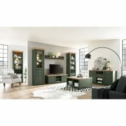 Norrwood Sideboard Cardet - Moosgrün / Eiche Wotan Dekor 24 Norrwood Sideboard Cardet - Moosgrün / Eiche Wotan Dekor -BÜROMÖBEL Verkaufsgeschäft 1000227576 201016 13050300117 MOOD DETAILS P000000001000227576 mood