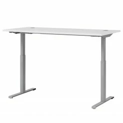 Furnitive Schreibtisch Vernas II - Kreideweiß / Silber -BÜROMÖBEL Verkaufsgeschäft 1000227849 201021 16261400035 DETAILS P000000001000227849