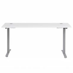 Furnitive Schreibtisch Vernas II - Kreideweiß / Silber -BÜROMÖBEL Verkaufsgeschäft 1000227849 201021 16261500036 DETAILS P000000001000227849