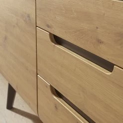 Loftscape Sideboard Tornac - Eiche Artisan Dekor / Schwarz -BÜROMÖBEL Verkaufsgeschäft 1000228643 201028 06331800081 DETAILS P000000001000228643