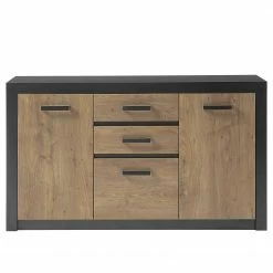 Red Living Sideboard Bozel I - Kastanie Dekor / Grau -BÜROMÖBEL Verkaufsgeschäft 1000228649 201028 06345800118 DETAILS P000000001000228649