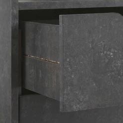 Furnitive Schreibtischkombination Lurs - Beton Dekor / Weiß -BÜROMÖBEL Verkaufsgeschäft 1000229600 201104 14092300130 DETAILS P000000001000229600