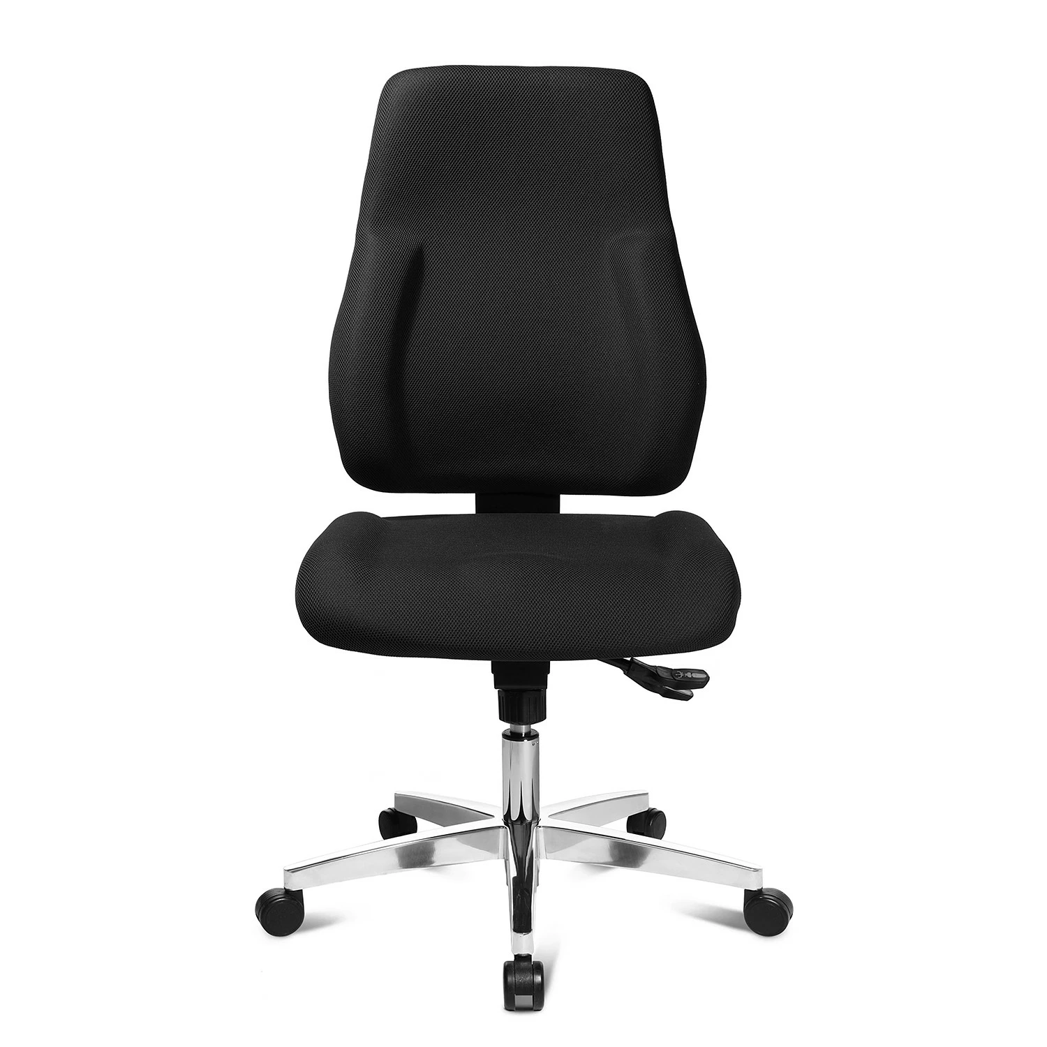 Topstar Bürostuhl P91 - Webstoff / Aluminium - Schwarz / Silber 4 Topstar Bürostuhl P91 - Webstoff / Aluminium - Schwarz / Silber – Bild 2