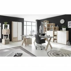 Mooved Eckschreibtisch Leeton II - Eiche / Anthrazit -BÜROMÖBEL Verkaufsgeschäft 1000230463 201110 12572100011 MOOD DETAILS P000000001000230463 mood