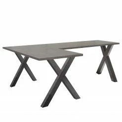 Mooved Eckschreibtisch Leeton II - Graphit