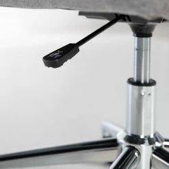 Furnitive Bürostuhl Valady II - Microfaser / Eisen - Grau / Chrom -BÜROMÖBEL Verkaufsgeschäft 1000230741 220322 037 DETAILS P000000001000230741