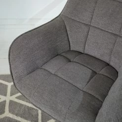 Furnitive Bürostuhl Valady II - Microfaser / Eisen - Grau / Chrom -BÜROMÖBEL Verkaufsgeschäft 1000230741 220629 031 DETAILS P000000001000230741