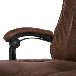 Furnitive Chefsessel Wisdom - Microfaser / Kunststoff - Vintage Braun / Schwarz -BÜROMÖBEL Verkaufsgeschäft 1000230753 220330 036 DETAILS P000000001000230753