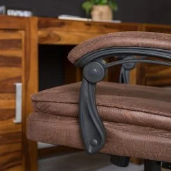 Furnitive Chefsessel Wisdom - Microfaser / Kunststoff - Vintage Braun / Schwarz -BÜROMÖBEL Verkaufsgeschäft 1000230753 220624 022 MOOD DETAILS P000000001000230753 mood