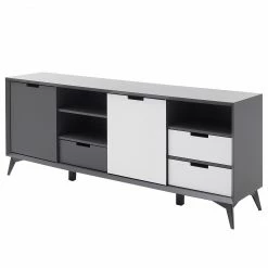 Loftscape Sideboard Nevez I - Weiß / Grau -BÜROMÖBEL Verkaufsgeschäft 1000230756 211007 13331900087 DETAILS P000000001000230756