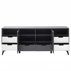 Loftscape Sideboard Nevez I - Weiß / Grau -BÜROMÖBEL Verkaufsgeschäft 1000230756 211007 13332000090 DETAILS P000000001000230756