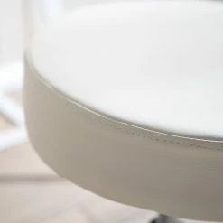 Furnitive Drehhocker Leek - Kunstleder / Metall - Weiß -BÜROMÖBEL Verkaufsgeschäft 1000231308 220328 032 DETAILS P000000001000231308