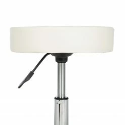 Furnitive Drehhocker Leek - Kunstleder / Metall - Weiß -BÜROMÖBEL Verkaufsgeschäft 1000231308 220406 030 DETAILS P000000001000231308