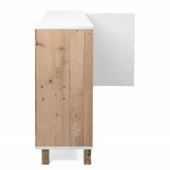 Loftscape Sideboard Mayac I - Weiß / Altholz Dekor -BÜROMÖBEL Verkaufsgeschäft 1000231352 201208 11133300040 DETAILS P000000001000231352